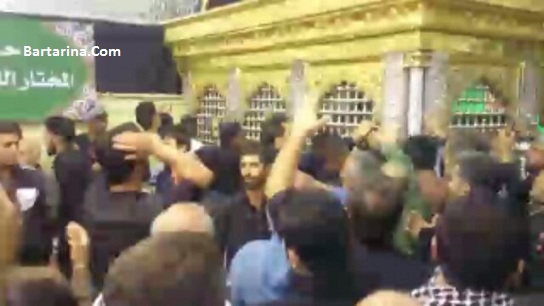 فیلم شعار مختار دمت گرم گفتن ایرانی ها کنار مزار مختار ثقفی