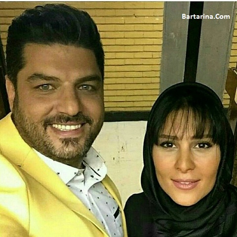 عکس سام درخشانی و همسرش,عکس همسر سام درخشانی عکس سام درخشانی بازیگر سریال هشت و نیم دقیقه و همسرش عسل