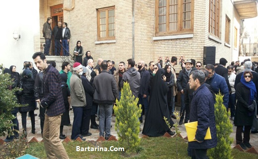 عکس های مراسم تشییع جنازه دنیا فنی زاده 9 دی 95 + فیلم