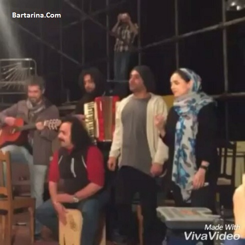 فیلم رقص و آواز ترانه علیدوستی در پشت صحنه فیلم فروشنده