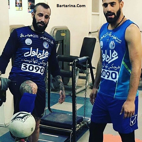عکس جنجالی امیر تتلو با محمد حسین کنعانی بازیکن استقلال