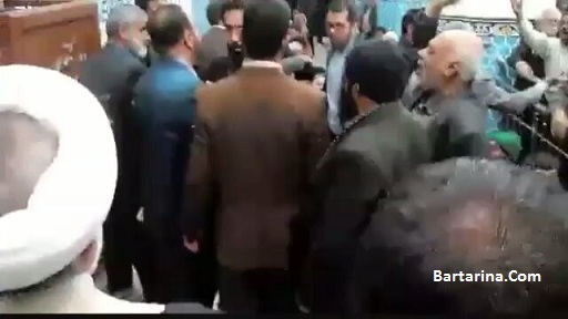 فیلم توهین به امیری معاون رئیس جمهور روحانی در نماز جمعه یزد