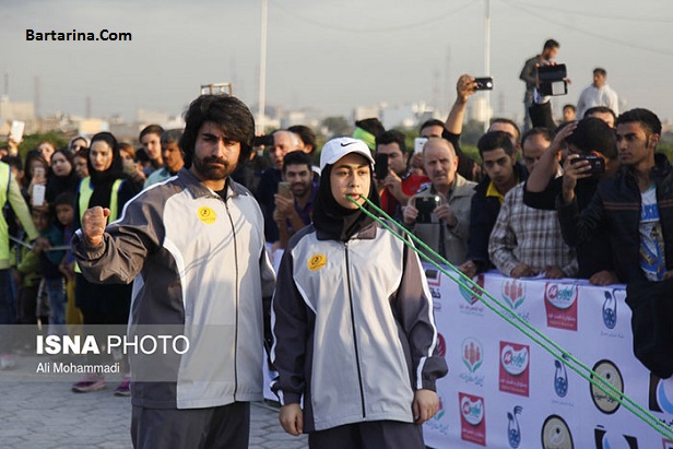 فیلم کشیدن 3 ماشین با دندان فائزه سرلک دختر 16 ساله اهوازی