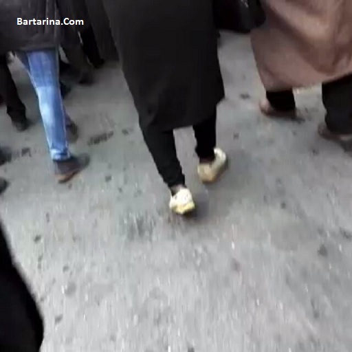 فیلم شعار قالیباف استعفا استعفا در تشییع شهدای آتش نشان