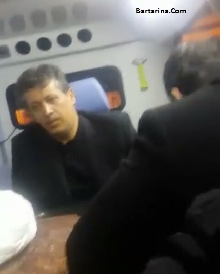 فیلم مهدی هاشمی در آمبولانس انتقال پیکر هاشمی رفسنجانی