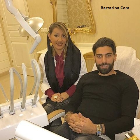 عکس جنجالی دکتر رها رادفر و بازیگران مرد در مطب دندانپزشکی