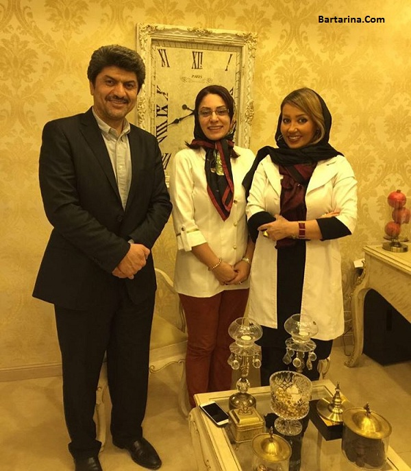 عکس جنجالی دکتر رها رادفر و بازیگران مرد در مطب دندانپزشکی