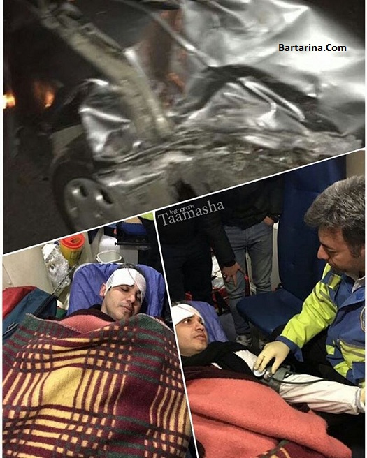 تصادف علی رضوانی مجری اخبار 20:30 + حال رضوانی 15 دی 95