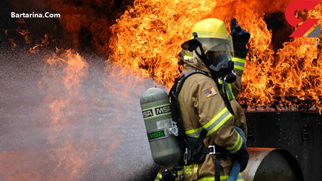 فیلم آتش سوزی در خیابان اشرفی اصفهانی تهران امروز 20 بهمن 95