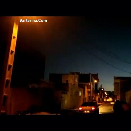 فیلم شی ناشناس شبیه بشقاب پرنده در آسمان پاوه و خرم آباد