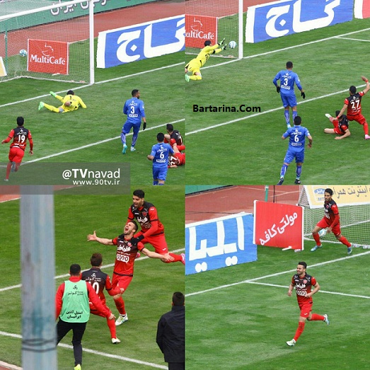 فیلم گل های بازی دربی استقلال و پرسپولیس 24 بهمن 95