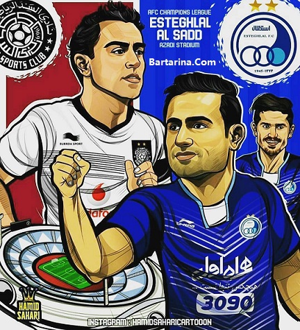 فیلم گل های بازی استقلال و السد قطر سه شنبه 19 بهمن 95