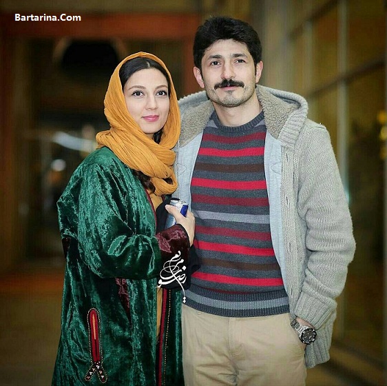 عکس حدیث میرامینی و همسرش مجتبی رجبی در جشنواره فجر 95
