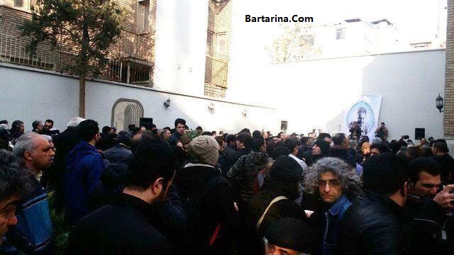 فیلم مراسم تشییع جنازه مرحوم حسن جوهرچی یکشنبه 17 بهمن 95