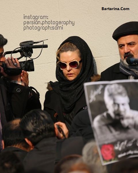 مراسم تشییع حسن جوهرچی,بازیگران در تشییع حسن جوهرچی عکس بازیگران زن و مرد در مراسم تشییع حسن جوهرچی 17 بهمن 95