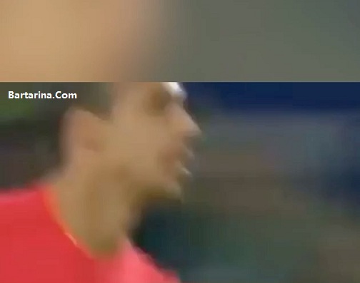 فیلم خوابیدن جواد خیابانی در گزارش بازی لیورپول و لسترسیتی