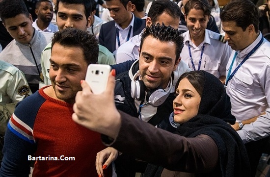 عکس های سلفی ژاوی بازیکن تیم السد قطر در تهران ایران