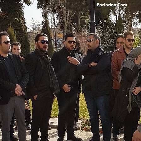 فیلم مراسم خاکسپاری و تشییع جنازه افشین یداللهی 27 اسفند 95