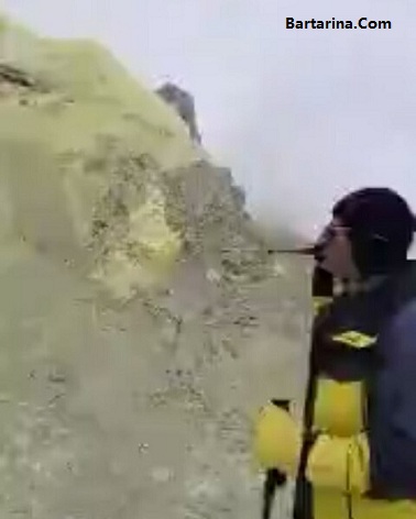 فیلم دهانه قله دماوند و فعال شدن آتشفشان دماوند 12 اسفند 95