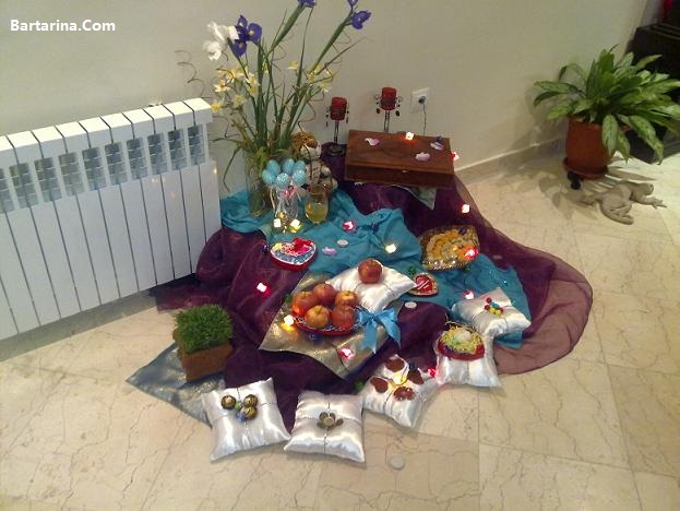 تزیین سفره هفت سین 96 + مدل های جدید سفره هفت سین نوروز 96
