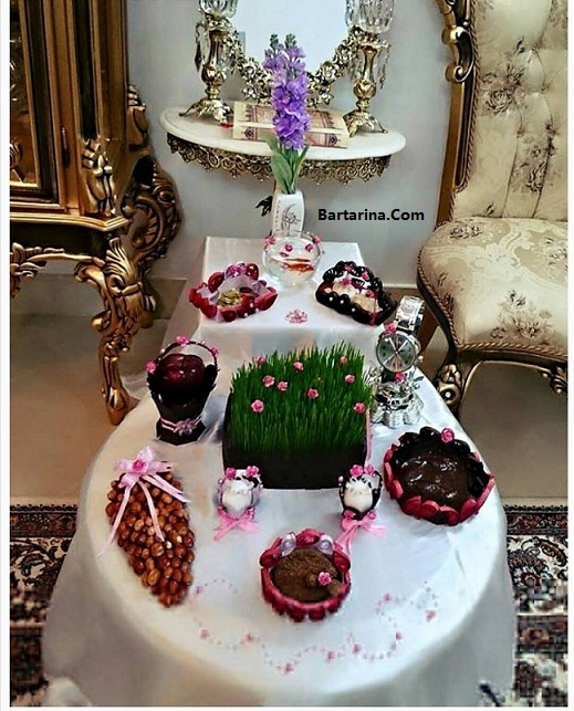 آموزش تزیین سفره هفت سین نوروز 96 + مدل هفت سین عید نوروز 96