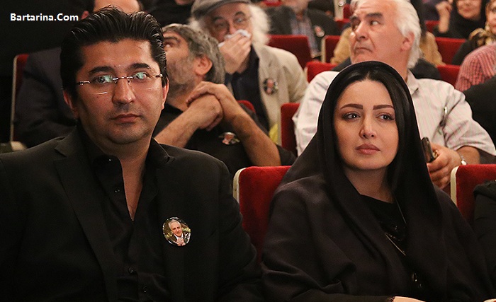 عکس بازیگران زن در مراسم چهلم علی معلم 3 اردیبهشت 96