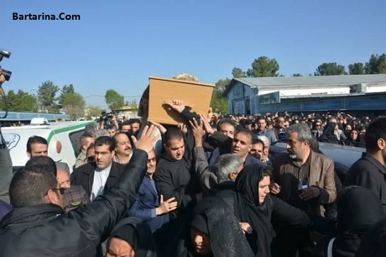 فیلم مراسم تشییع عارف لرستانی در کرمانشاه 28 فروردین 96