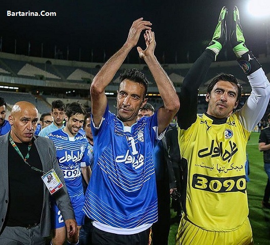 فیلم مراسم خداحافظی رضا عنایتی از دنیای فوتبال 26 فروردین 96