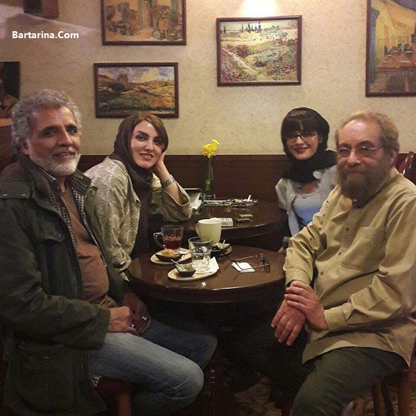 عکس بد حجاب شکیبا همسر مسعود فراستی در کنار زن افخمی