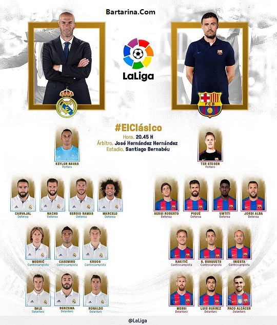 سایت پخش زنده ال کلاسیکو رئال مادرید بارسلونا 3 اردیبهشت 96