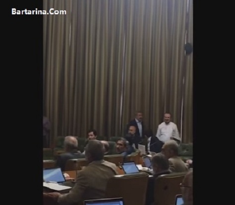 فیلم درگیری اسماعیل دوستی و محمد حقانی در شورای شهر تهران