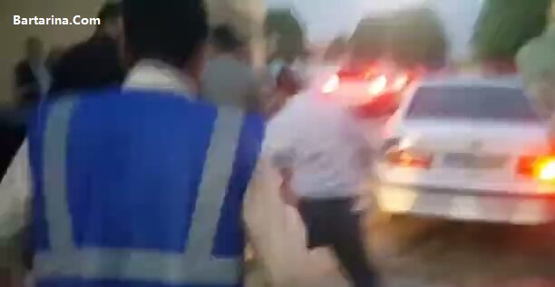 فیلم برخورد زشت محافظان روحانی با یک جانباز در اهواز