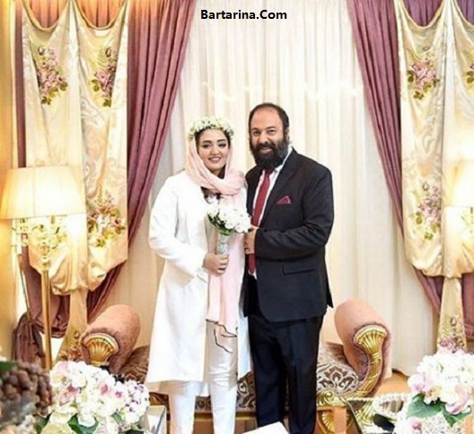 عکس مراسم عقد نرگس محمدی