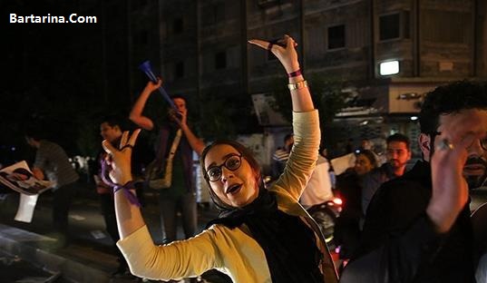 فیلم رقص دختر مشهدی روی ماشین برای پیروزی روحانی در انتخابات