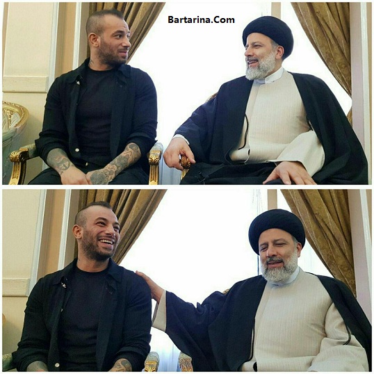 فیلم دیدار ابراهیم رئیسی با امیر تتلو در مشهد 27 اردیبهشت 96