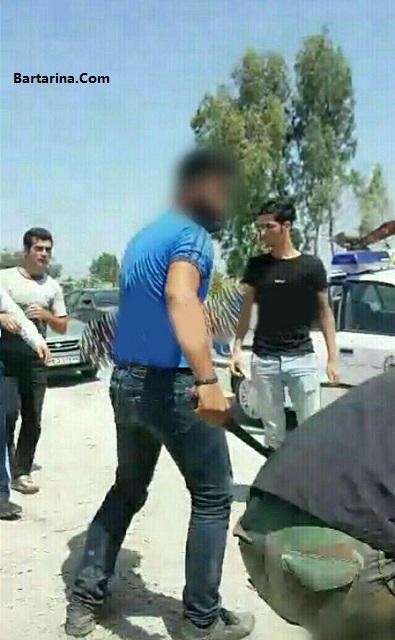 فیلم قمه کشی و کتک زدن پلیس مازندران بخاطر موتور گیری + عکس
