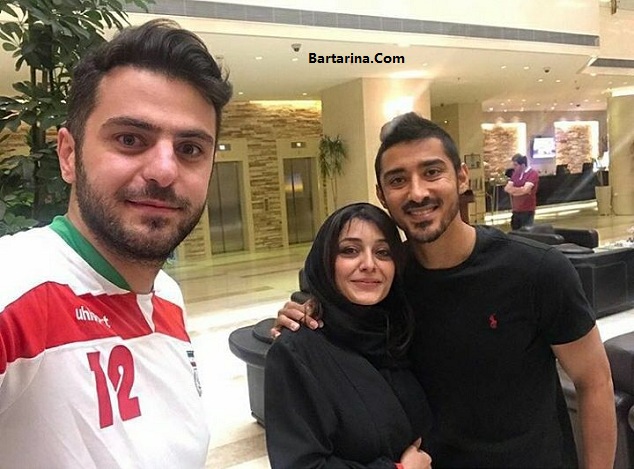 عکس ساره بیات در بغل رضا قوچان نژاد + فیلم مصاحبه علی ضیا