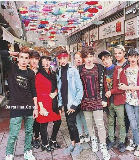 فیلم تجمع ترنس ها در کوچه مهرناز خیابان انقلاب تهران + عکس