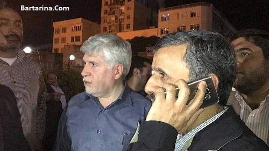 فیلم ممانعت احمدی نژاد بیمارستان بقیه الله برای عیادت بقایی