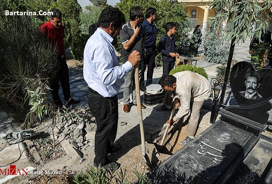 فیلم مراسم تشییع جنازه و خاکسپاری بنیتا دختر 5 مرداد 96