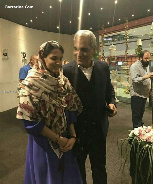 عکس مهران مدیری و دخترش شهرزاد در اکران فیلم ساعت 5 عصر
