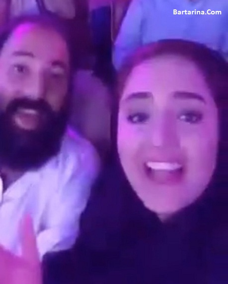 فیلم آواز خوانی و خوانندگی نرگس محمدی و علی اوجی در کنسرت