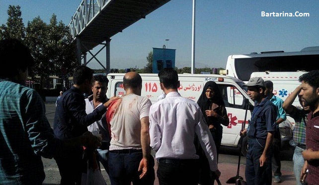 فیلم چاقوکشی با سلاح سرد در ترمینال جنوب تهران 7 شهریور 96