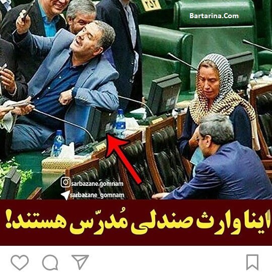 عکس های سلفی نمایندگان مجلس با موگرینی در مراسم تحلیف