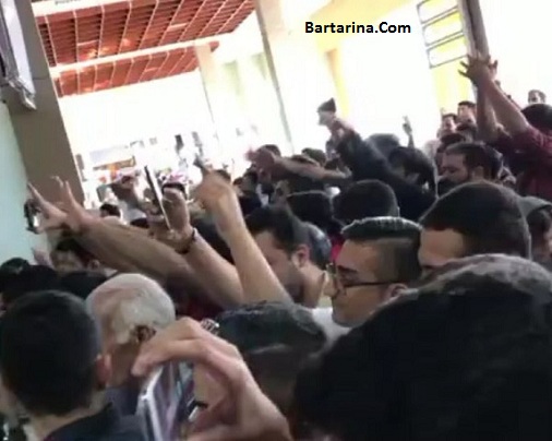 فیلم توهین طرفداران تراکتورسازی به هادی نوروزی پرسپولیس