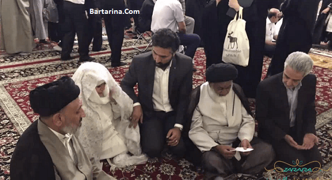 عقد بهاره رهنما,عقد بهاره رهنما در حرم امام رضا فیلم مراسم عقد بهاره رهنما و امیرخسرو عباسی در حرم امام رضا
