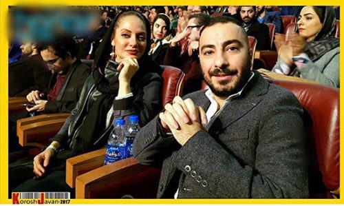 تیپ مهناز افشار و نوید محمد زاده در اختتامیه جشنواره فجر