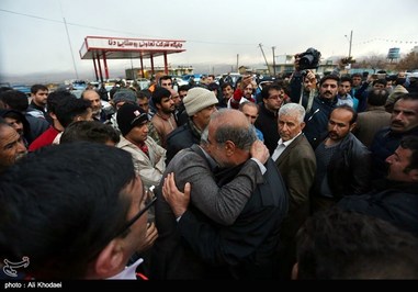 تصاویری اندوهناک از بستگان مسافران هواپیما تهران-یاسوج