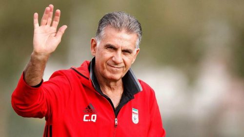 تصویر کارلوس کی روش و همسرش در یک رستوران مجلل